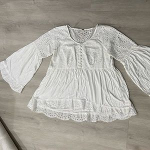 Free People Baby Doll Blouse